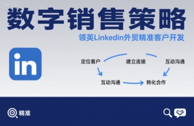 数字销售策略领英LinkedIn外贸精准客户开发-听风云网创